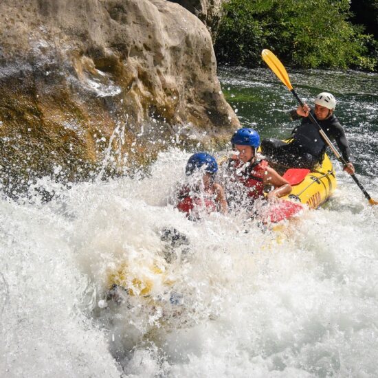 extreme rafting day tour split omis cetina river